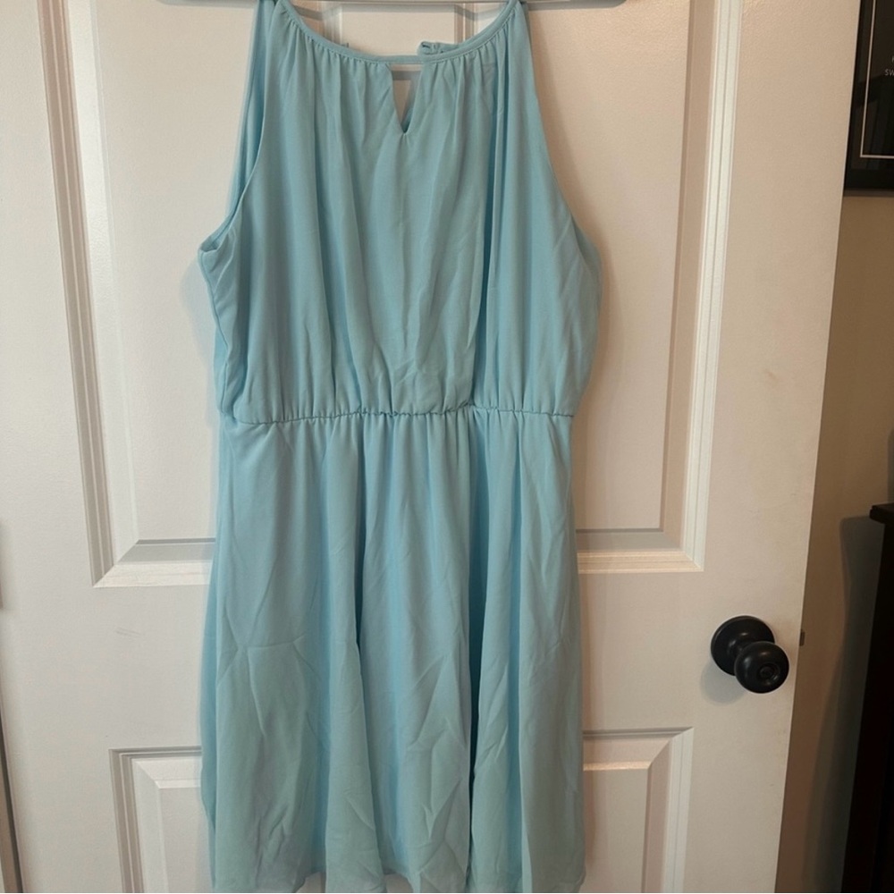 Light Blue Sleeveless Dress